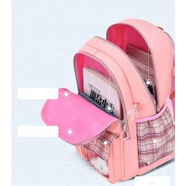 2023 New Bowknot schoolbag for teenage girls High capacity orthopedic backpack With cartoon pendant School Bags 2 Size Satchel